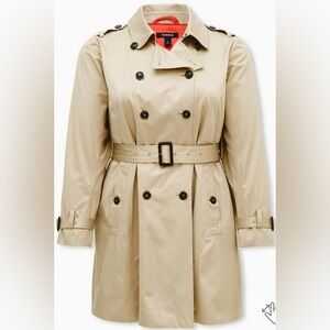 Torrid khaki rain trench